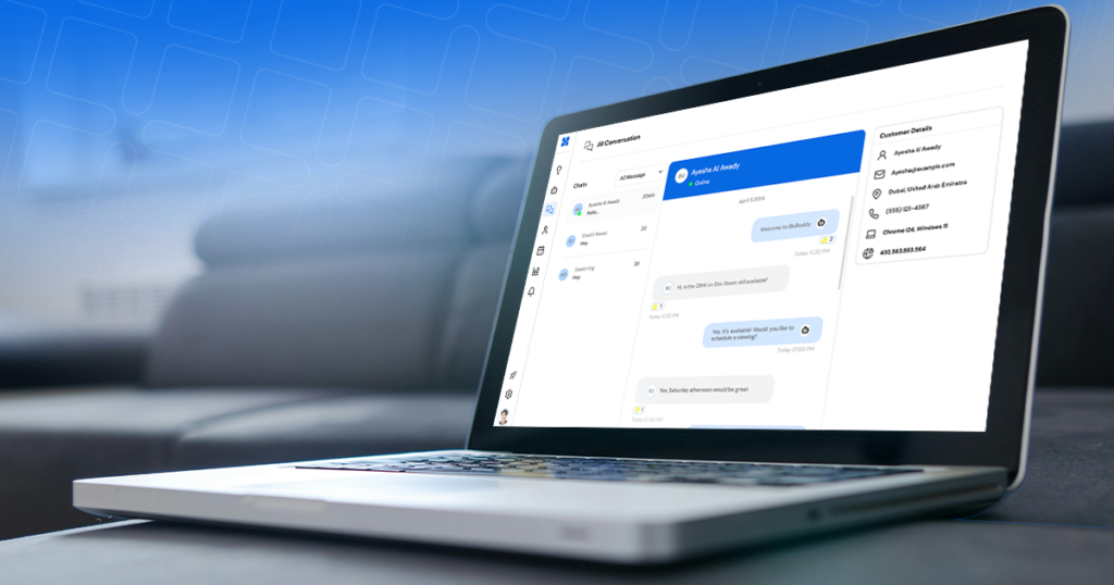 AI chat bot demonstrating natural, human-like conversations with customers